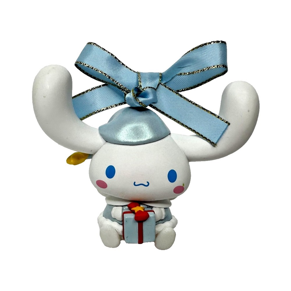 Sanrio Cinnamoroll Christmas Ornament Baby Blue Present Bow Resin